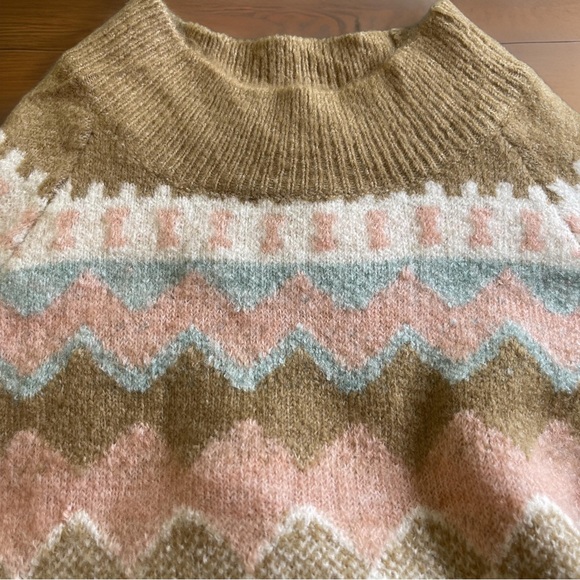Dreamers Fair Isle Super Soft Sweater Sz L - Picture 4 of 7